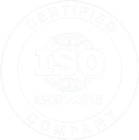 ISO 45001:2018 certified company